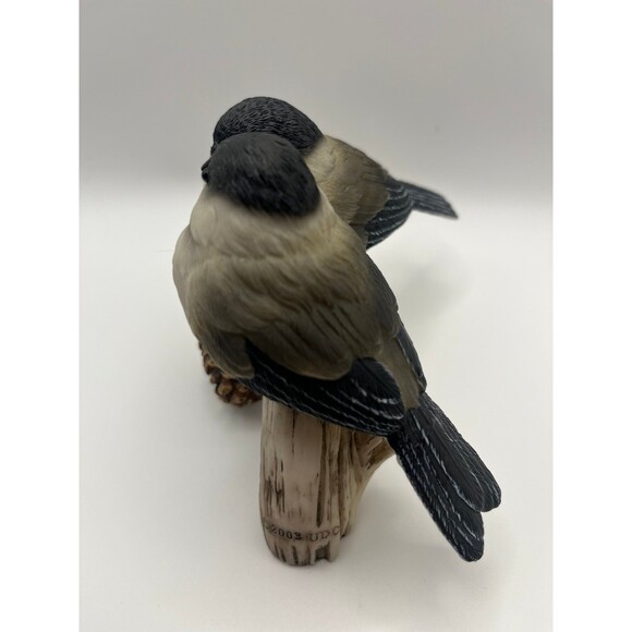 Vintage Chickadees on a Branch Figurine - Picture 4 of 7